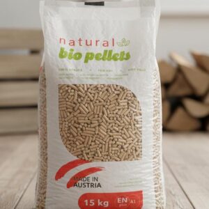 Pellet di legno BIO PELLETS Abete A1 – Bancale 70 sacchi da 15 kg – Certificazione ENplus A1 – Origine Austria